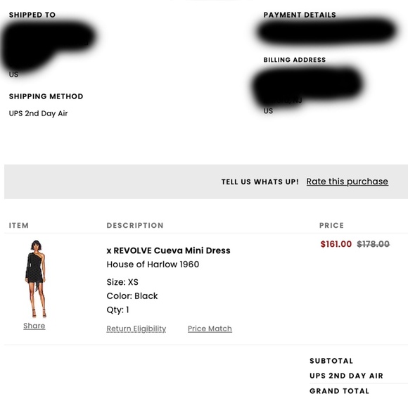 House of Harlow 1960 ◡̈ Cueva Polka Dot One Shoulder Mini Dress - Picture 7 of 8